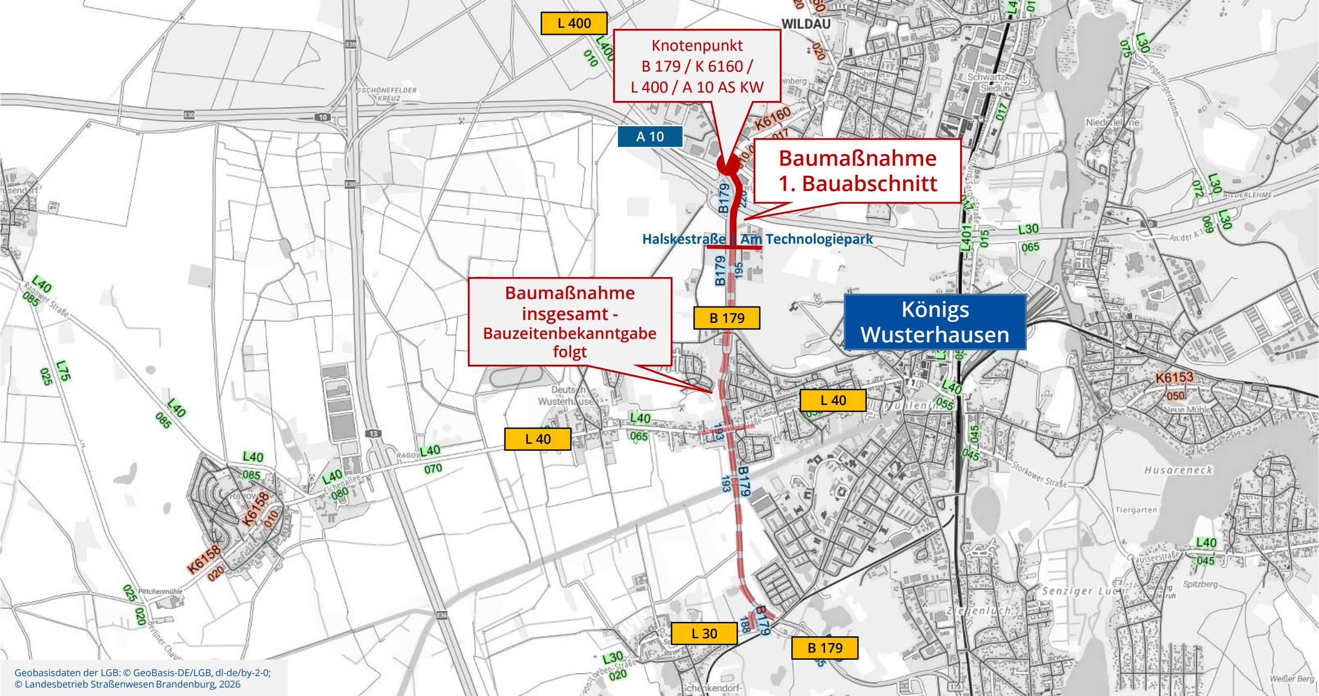 Sanierung der Ortsumgehung Königs Wusterhausen