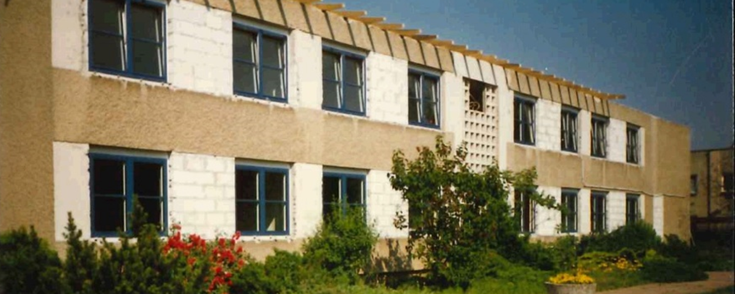 Bild: Das Bild zeigt das Haus 4 im Umbau.