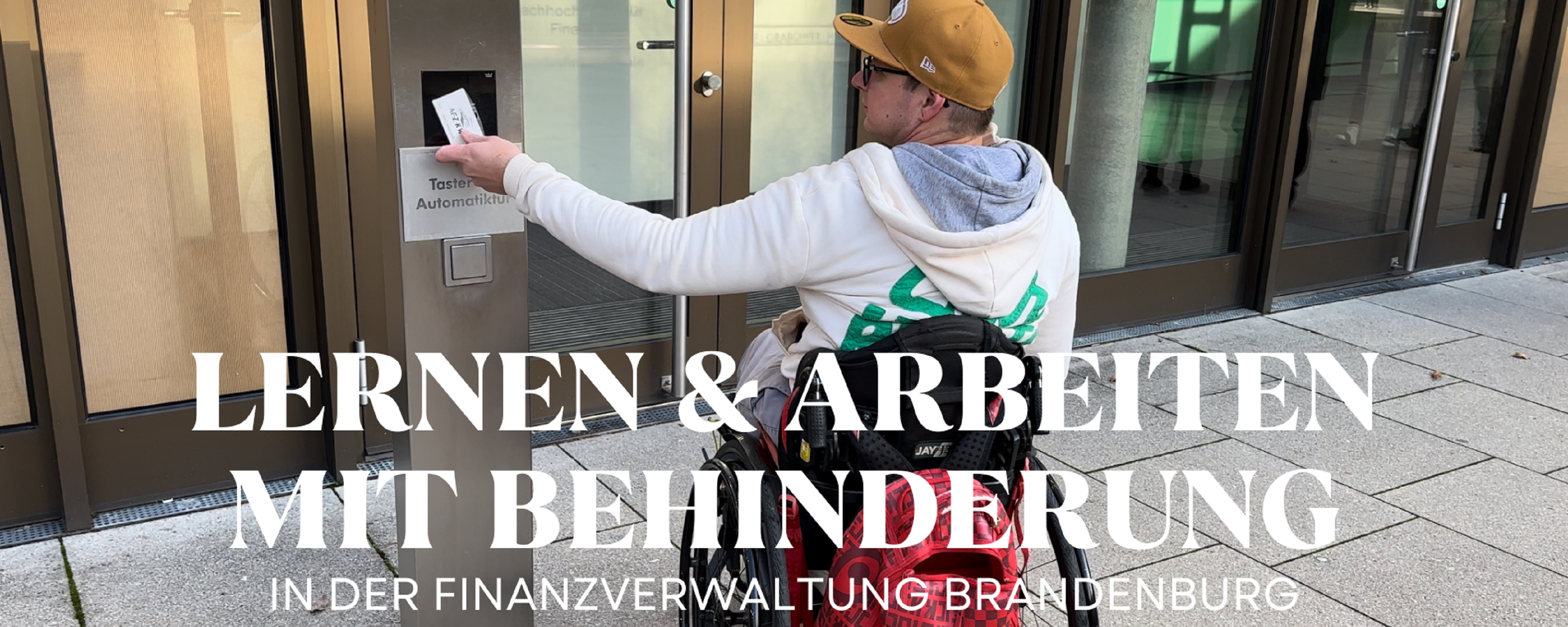 Lernen & Arbeiten mit Behinderung in der Finanzverwaltung Brandenburg Teaserfoto