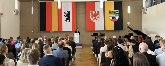 Ansprache der ständigen Vertreterin des Direktors der FHF, Carmen Köpke