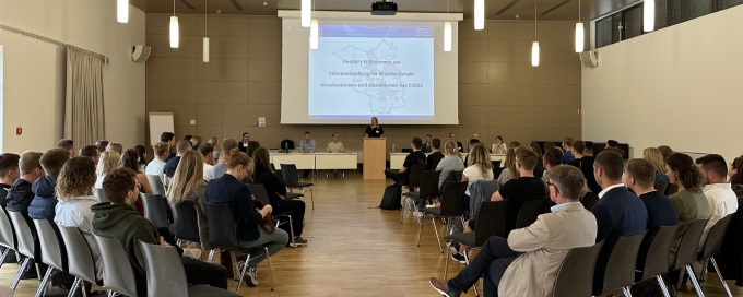 Eröffnung des Infotags 2023 durch das MdFE